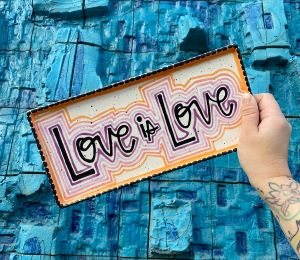 Roseville Color Me Mine Love is Love