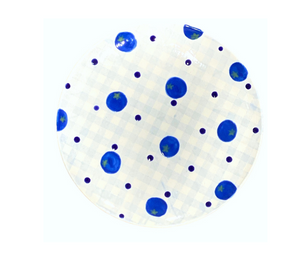 Roseville Color Me Mine Blueberry Plate
