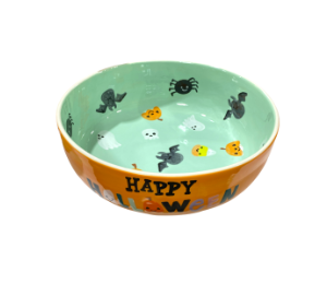 Roseville Color Me Mine Halloween Treat Bowl