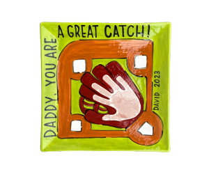 Roseville Color Me Mine Handprint Baseball