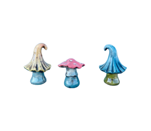 Roseville Color Me Mine Rustic Mushroom Trio