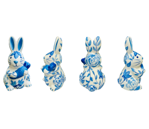 Roseville Color Me Mine Chinoiserie Bunny