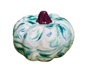 Roseville Color Me Mine Teal Pumpkin