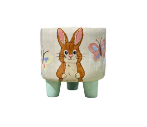 Roseville Color Me Mine Hoppy's Garden Planter